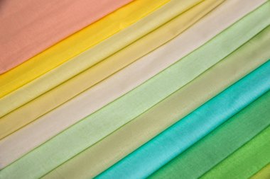 Multi renk kumaş doku örnekleri