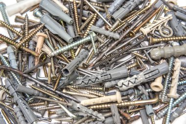donanım öğeleri. Dübel ve vida
