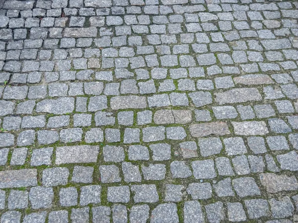Текстура Старого Каменного Тротуара — стоковое фото