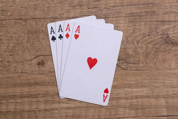 Four Aces Desk — Stock Photo, Image