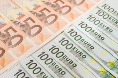 50 ve 100 euro faturaları