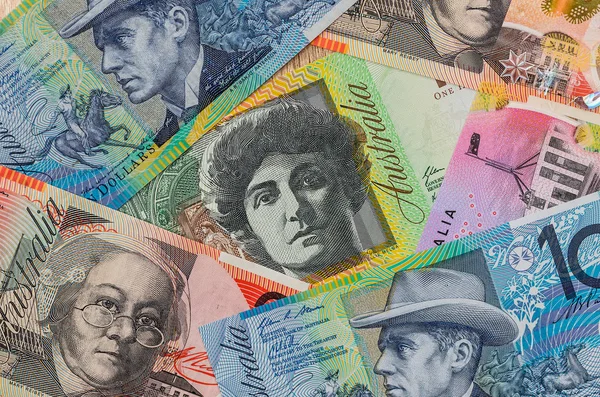 Hintergrund Des Australischen Dollars Für Design — Stockfoto