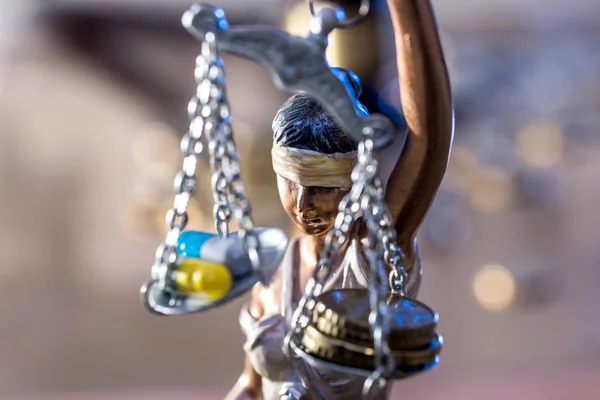 Hukuk Adalet Tema Yakın Çekim — Stok fotoğraf