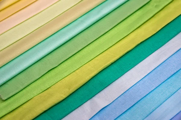 Образцы Цветной Ткани Качестве Текстуры — стоковое фото