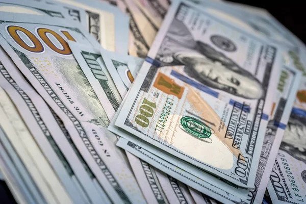 Dollar Isolated Black — Stock Photo, Image