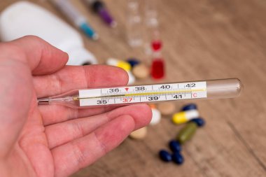 hapları arka taraftan termometre