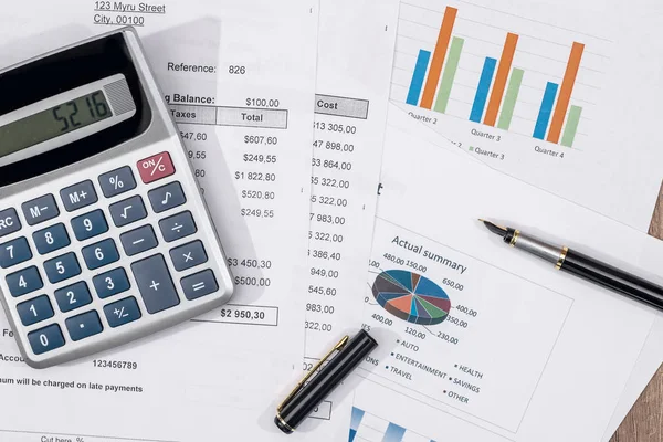 Analiz Finans Raporu Satış Tasarruf Kavramı — Stok fotoğraf
