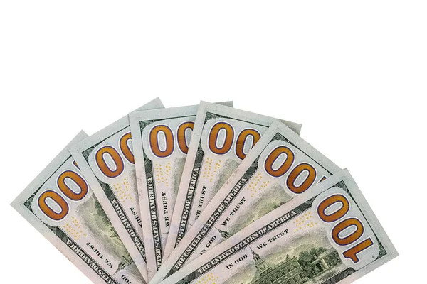 Banknotes Isolated White Background — Stock Photo, Image