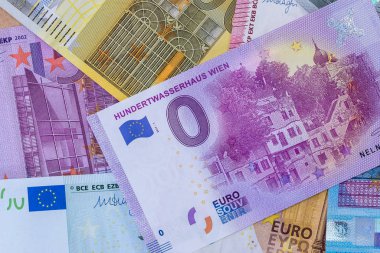 Avro banknotlarında sıfır euro hatıra