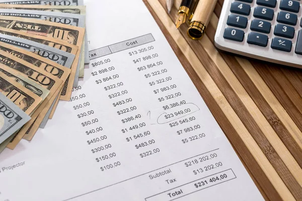 Kalem, hesap makinesi ve dolarla kontrol edildi