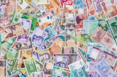 Küresel banknotların çeşitliliği, para koleksiyonu, para birimleri