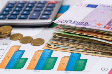Euro fatura hesap makinesi ve kalem çizelgeleri ile mali kapatma.