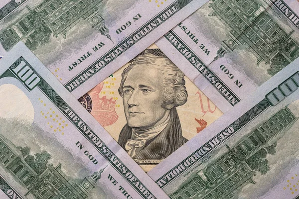 Dollar Aus Nächster Nähe — Stockfoto