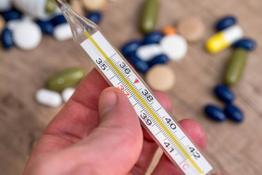 hapları arka taraftan termometre