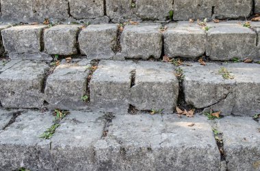 Arkaplan olarak taş adımlar