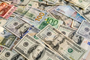 US Dollar, Euro 'ya karşı.