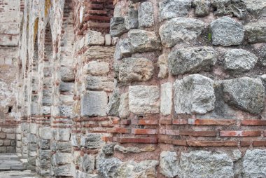 Taş duvar rustik dokusu
