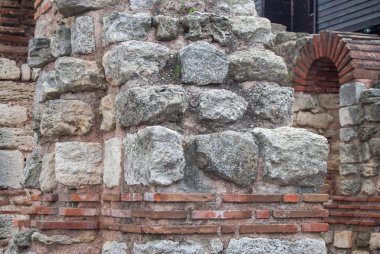 Taş duvar rustik dokusu