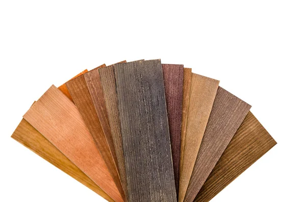 Wooden Blinds Samples Isolated — Stock Photo, Image