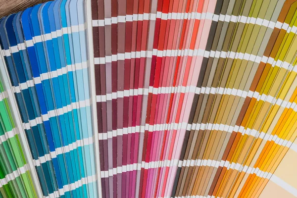 Color Chart Guide Close — Stock Photo, Image