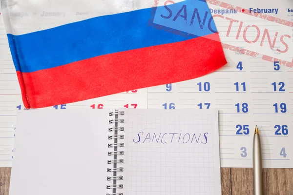 Закриваються Російські Санкції — стокове фото