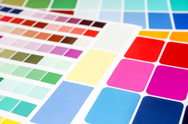 Paleta Colores Guía Cerca — Foto de Stock