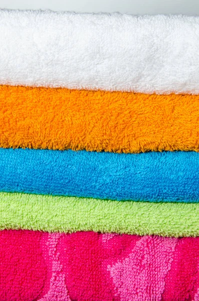 Asciugamani Piegati Come Sfondo — Foto Stock