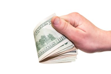 Erkek eliyle bize dolar verin.