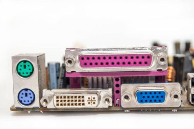 Bilgisayar anakart, arka yüzü bilgisayar bağlantı noktası Bağlayıcısı