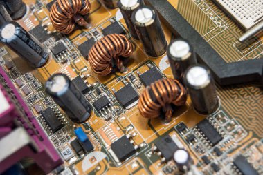 Ana kartın bir kısmı kapalı.