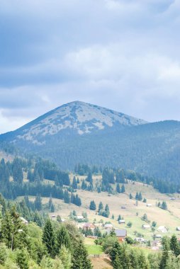 Ukrayna Dağlarının Panoraması - Yazın Karpaty