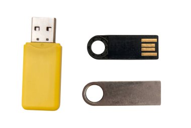 Beyaz arkaplanda izole edilmiş farklı tipte bilgi kartları