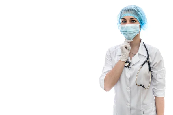 Doctor Stethoscope Isolated White Background — Stock Photo, Image