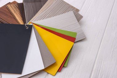 Renkli ahşap örnekleyici arkaplan olarak kapat