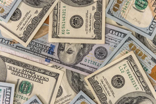 100 yeni Doları banknot tasarım için arka plan olarak