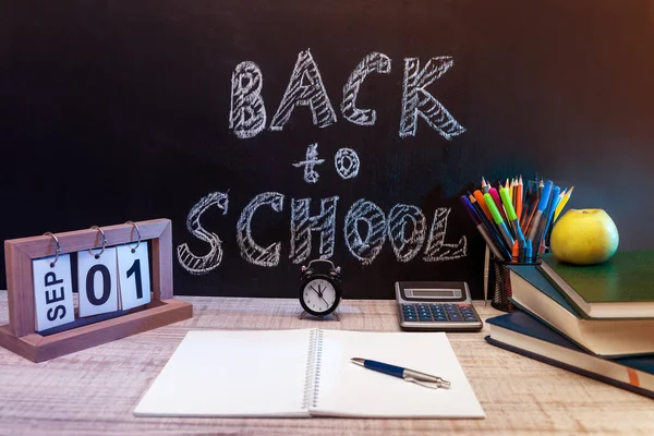 School Theme Back School Concept Beginning Education — Stock Photo, Image