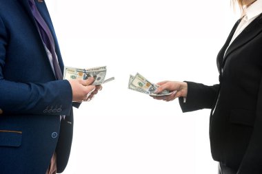 Ortaklar arasındaki iş anlaşması. Dolar anlaşması..
