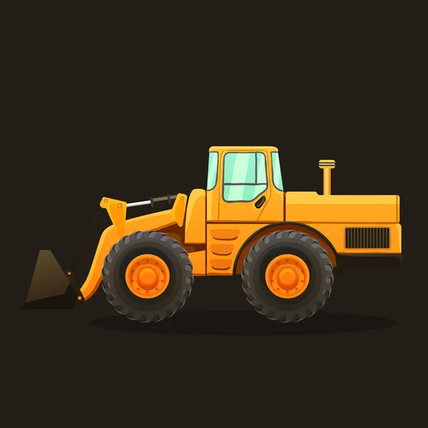 Construction equipment vector illustration. — Stock Vector