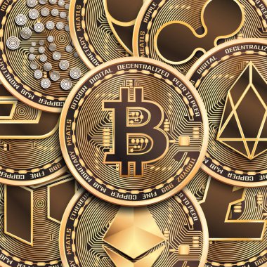 Kavramsal cryptocurrencies kümesi.