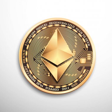 Ethereum altın sikke.