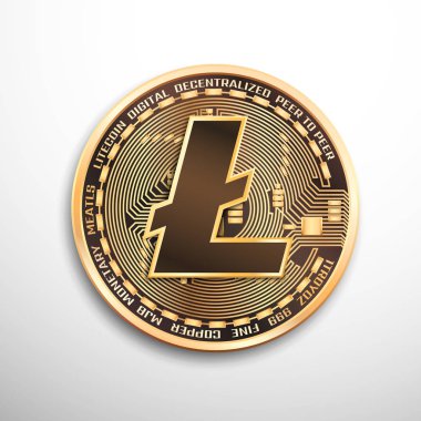 Litecoin altın sikke.