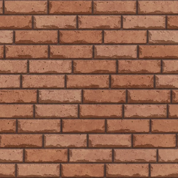 Seamless texture red brick wall. Background or wallpaper. — Stock Photo, Image