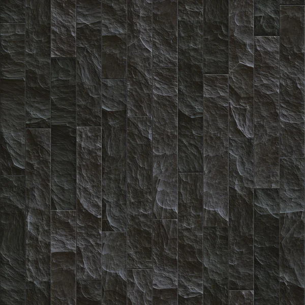 Texture of a dark stone wall. Seamless background. — Stock Photo, Image