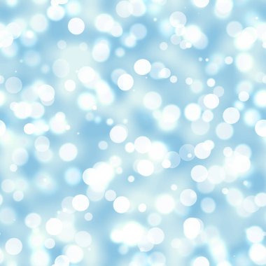 Noel kar desen. Bokeh mavi arka plan. Sorunsuz kare bir