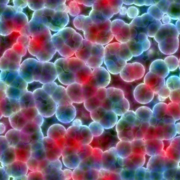 Células de sangre o bacterias. Ilustración médica abstracta sin fisuras . —  Fotos de Stock