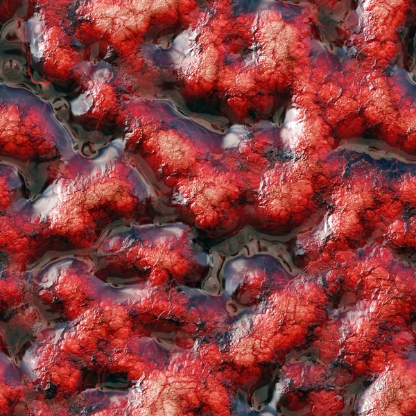 Seamless red flesh texture. Organic tissue texture. Medical illu — Stok fotoğraf