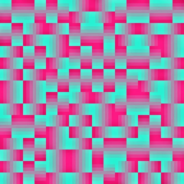 Fundo Geométrico Abstrato Textura Néon Pixel Multicolorido Padrão Sem Costura — Fotografia de Stock