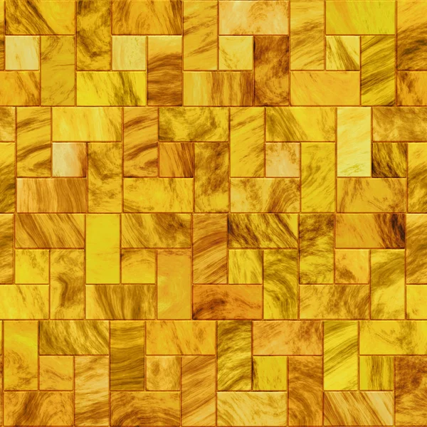 Telhas Mármore Pedra Amarela Mosaico Fundo Sem Costura Textura — Fotografia de Stock