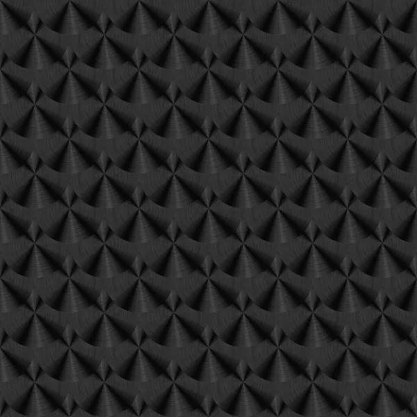 Circular Brushed Metal Dark Metal Backdrop Seamless Background Pattern Texture — Stock Photo, Image
