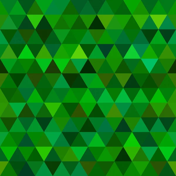 Patrón Verde Sin Costuras Triángulos Fondo Poligonal Fondo Ecológico — Foto de Stock